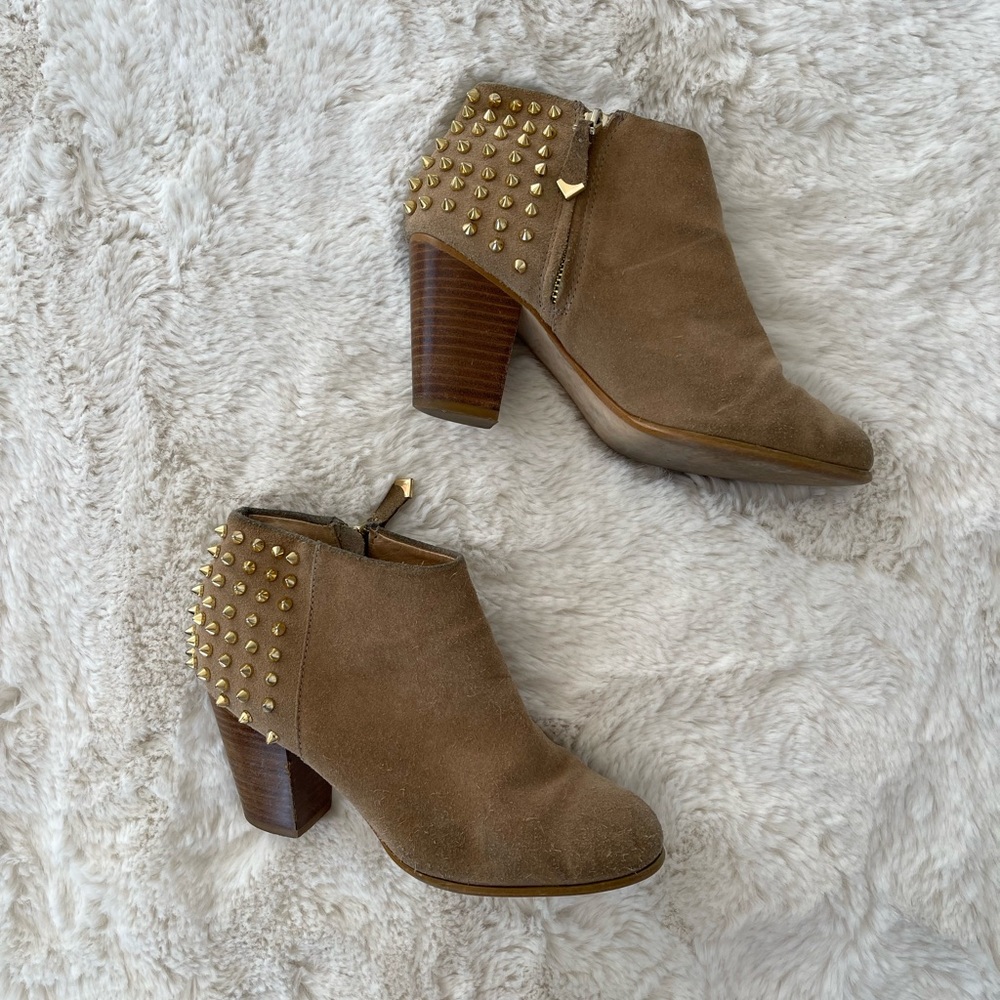 Zara Suede Booties Size 8